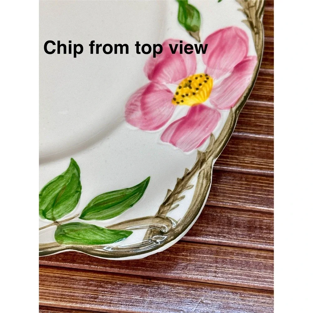 True Vintage Franciscan Desert Rose USA Serving Set 3 Platters 2 Veggie Bowls